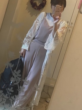 「ピクニック」｜「アイテム（その他アウター）」を使った、eriさん（レディース・152cm）の秋コーディネート