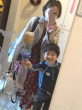 「MAJESTIC LEGON（マジェスティックレゴン）のアイテム（ライダースジャケット）」を使った、eriさん（レディース・152cm）の春コーディネート