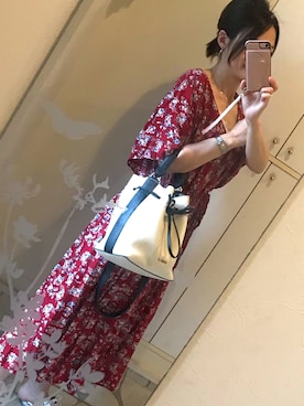 「AS as know as（エーエス アズノウアズ）のアイテム（ワンピース）」を使った、eriさん（レディース・153cm）の夏コーディネート