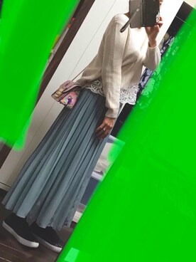 「31 Sons de mode（トランテアン　ソン　ドゥ　モード）のアイテム（ライダースジャケット）」を使った、eriさん（レディース・152cm）の秋コーディネート
