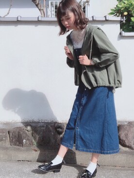 「Daniel Wellington（ダニエルウェリントン）の販売終了クラシックペティット アッシュフィールド32mm（アナログ腕時計）」を使った、せいなさん（レディース・158cm）の秋コーディネート