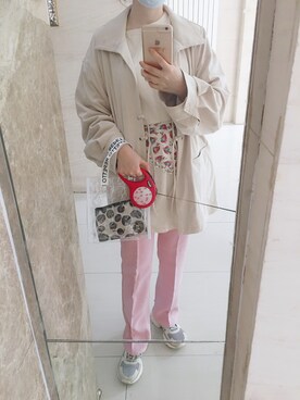 「kastane_ootd」｜「アイテム（その他アウター）」を使った、Léa.Dさん（レディース・166cm）の春コーディネート