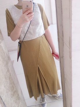 Léa.Dさん（レディース・166cm）の春コーディネート