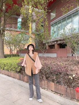 Léa.Dさん（レディース・166cm）の春コーディネート