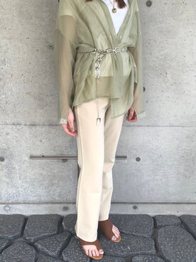 さの。さん（レディース・162cm）の夏コーディネート