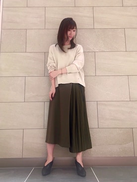 「SRIC（スリック）のアイテム」を使った、napoca有明GARDENさん（レディース・157cm）の秋コーディネート