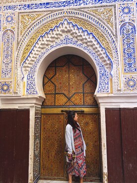 ワンピースを使った モロッコ の人気ファッションコーディネート Wear