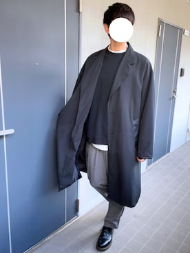 「アイテム（リング）」を使った、Ryusanさん（メンズ・176cm・20代）の冬コーディネート