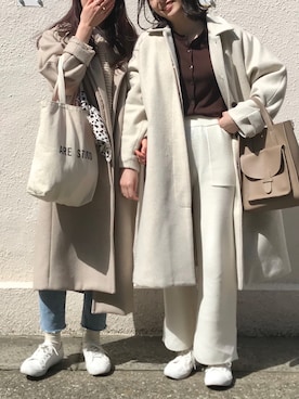 「レオパードスカーフ」｜ryoさん（レディース・164cm）の春コーディネート