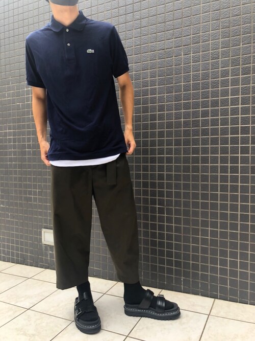Torao Lacosteのポロシャツを使ったコーディネート Wear
