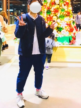 「ダニエルウェリントン」｜「アイテム（ブルゾン）」を使った、ひーくんさん（メンズ・171cm）の秋コーディネート
