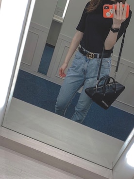 「BALENCIAGA」｜「アイテム（PC・スマホグッズ/家電）」を使った、134340さん（レディース・157cm）の秋コーディネート