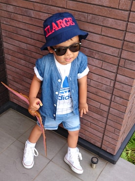 kids-eiteeさん（キッズ・90cm）の夏コーディネート