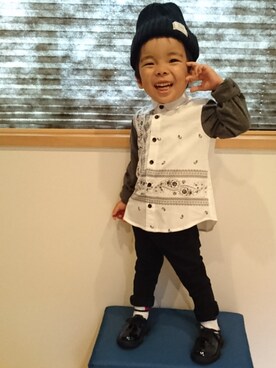 kids-eiteeさん（キッズ・90cm）の秋コーディネート