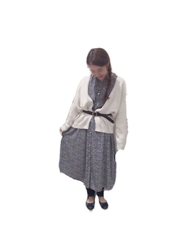 「オーバーサイズカーディガン」｜nico☺︎さん（レディース・162cm）の秋コーディネート