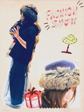 「AMERICAN HOLIC（アメリカンホリック）のフード付裏毛プルオーバー（パーカー）」を使った、a.yさん（レディース・157cm）の冬コーディネート