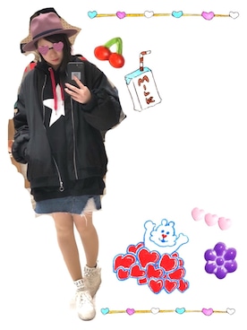 a.yさん(レディース・157cm)の冬コーディネート