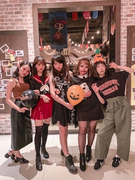 「Halloween party」｜Caroline さん（レディース・162cm）の秋コーディネート