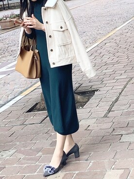 「SNIDEL（スナイデル）のアイテム（ブルゾン）」を使った、Liさん（レディース・163cm）の夏コーディネート