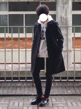 「にゃー（ニャー）のアイテム」を使った、服山くんさん（メンズ・171cm）の秋コーディネート