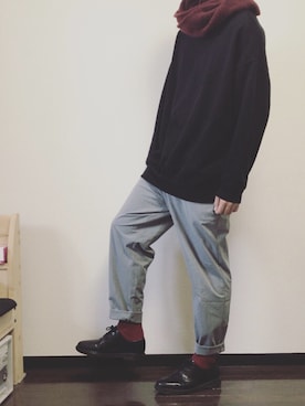 「オシャレパッソ」｜服山くんさん（メンズ・173cm）の秋コーディネート