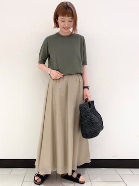 「ARIZONA」｜R i oさん（レディース・160cm）の春コーディネート