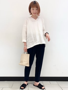 R i oさん（レディース・160cm）の夏コーディネート