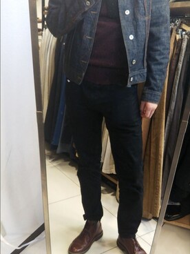 「DOLCE&GABBANA（ドルチェアンドガッバーナ）のアイテム（ジャケット/アウター）」を使った、たろ さん（メンズ・179cm）の冬コーディネート