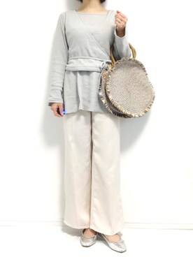 risaさん（レディース・155cm）の春コーディネート