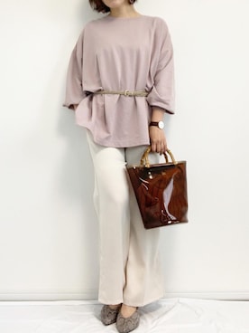 risaさん（レディース・155cm）の春コーディネート