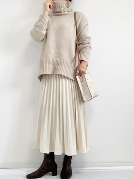 risaさん（レディース・155cm）の冬コーディネート