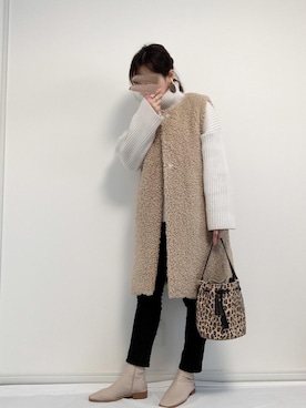 risaさん（レディース・155cm）の冬コーディネート