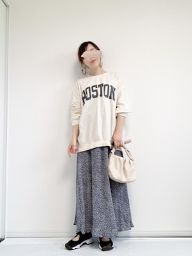 「公園コーデ」｜risaさん（レディース・155cm）の春コーディネート