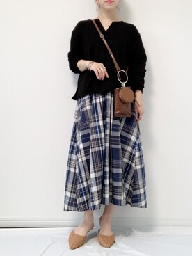 risaさん（レディース・155cm）の春コーディネート