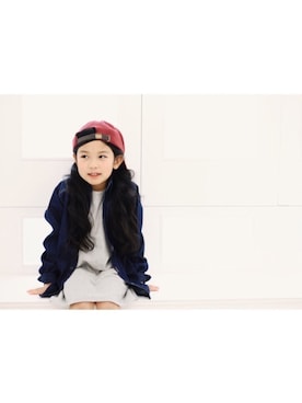 「devirock（デビロック）のアイテム（ワンピース/ドレス）」を使った、devirockさん（キッズ・110cm）の冬コーディネート