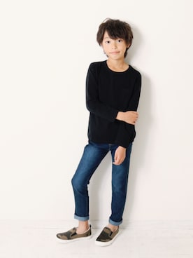 「プチフラコーデ」｜devirockさん（キッズ・130cm）の春コーディネート