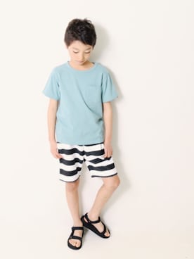 「devirock（デビロック）のアイテム（シューズ）」を使った、devirockさん（キッズ・130cm）の春コーディネート