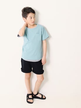 「devirock（デビロック）のアイテム（シューズ）」を使った、devirockさん（キッズ・130cm）の春コーディネート