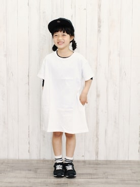 「devirock（デビロック）のアイテム」を使った、devirockさん（キッズ・110cm）の夏コーディネート