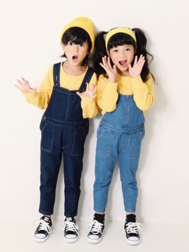 「devirock（デビロック）のアイテム（スウェット）」を使った、devirockさん（キッズ・110cm）の秋コーディネート