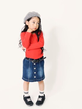 「devirock（デビロック）のアイテム」を使った、devirockさん（キッズ・110cm）の秋コーディネート