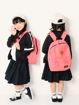 「アイテム（ジャージ）」を使った、devirockさん（キッズ・110cm）の冬コーディネート