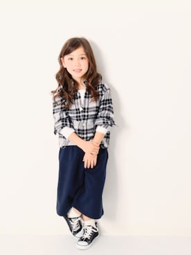 「devirock（デビロック）のアイテム（シューズ）」を使った、devirockさん（キッズ・110cm）の冬コーディネート