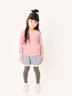 「devirock（デビロック）のアイテム（スウェット）」を使った、devirockさん（キッズ・110cm）の冬コーディネート