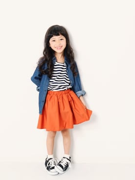 「devirock（デビロック）のアイテム（シューズ）」を使った、devirockさん（キッズ・110cm）の冬コーディネート