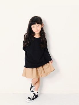 「devirock（デビロック）のアイテム（シューズ）」を使った、devirockさん（キッズ・110cm）の冬コーディネート