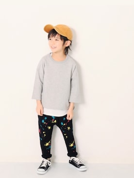 「devirock（デビロック）のアイテム（シューズ）」を使った、devirockさん（キッズ・110cm）の冬コーディネート