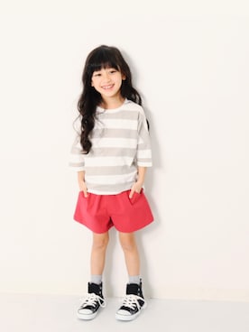 「devirock（デビロック）のアイテム（シューズ）」を使った、devirockさん（キッズ・110cm）の春コーディネート