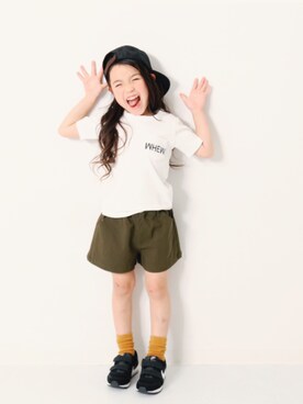 「devirock（デビロック）のアイテム」を使った、devirockさん（キッズ・110cm）の夏コーディネート