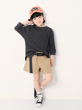 「devirock（デビロック）のアイテム（レッグウェア）」を使った、devirockさん（キッズ・120cm）の夏コーディネート